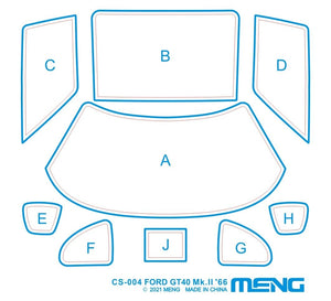Meng Model CS-004 Ford GT40 Mk.II 1/24 – image 12