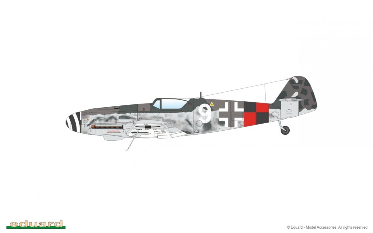 Eduard 82119 Bf 109G-10 Mtt Regensburg 1/48 – immagine 6