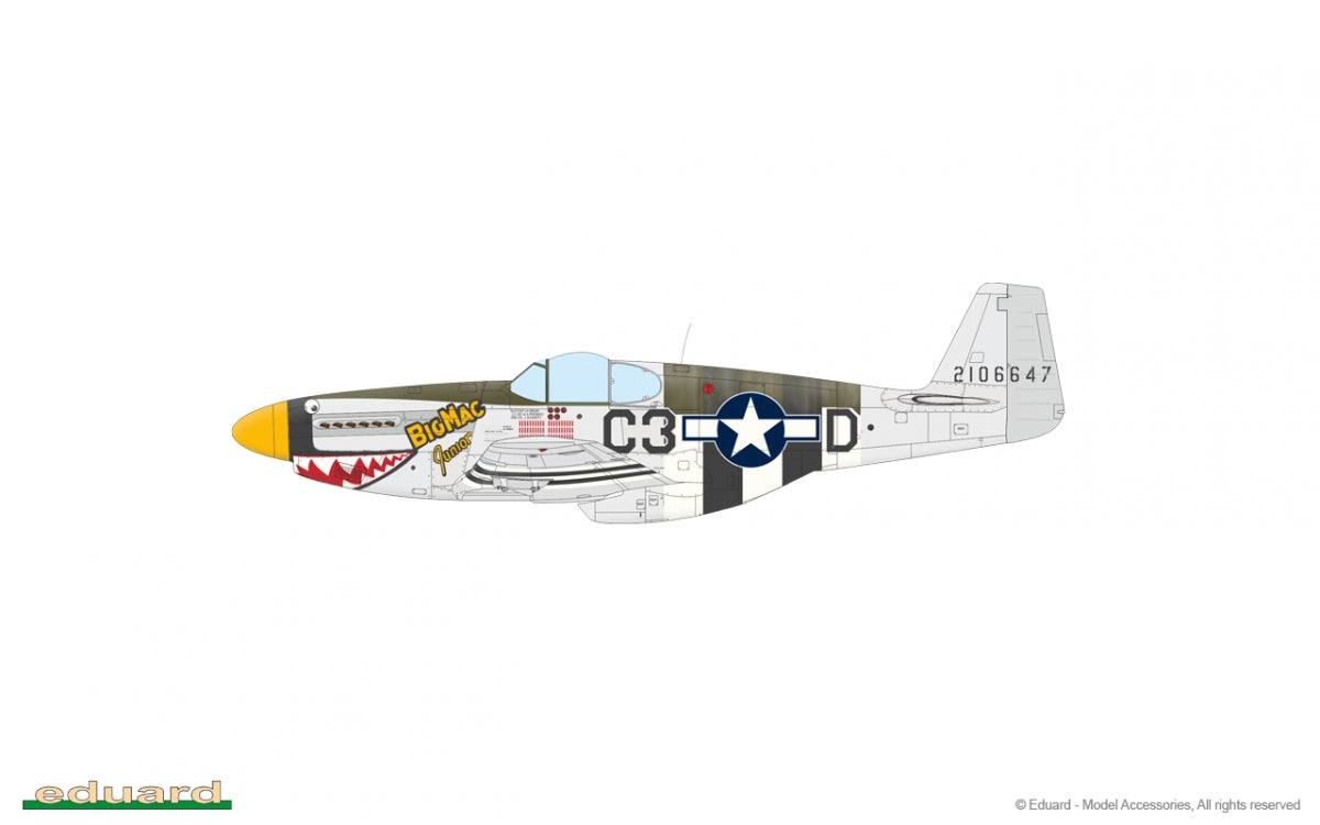 Eduard 11181 OVERLORD: D-DAY MUSTANGS / P-51B MUSTANG DUAL COMBO 1/48 – immagine 11