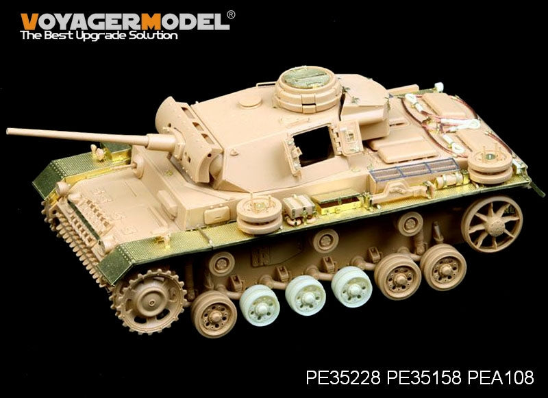 Maquette Voyager PE35228 WWII Pz.KPfw.III Ausf L pour TAMIYA 35215 1/35