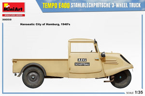MiniArt 38059 TEMPO E400 STAHLBLECHPRITSCHE 3-WHEEL TRUCK 1/35 – Bild 6