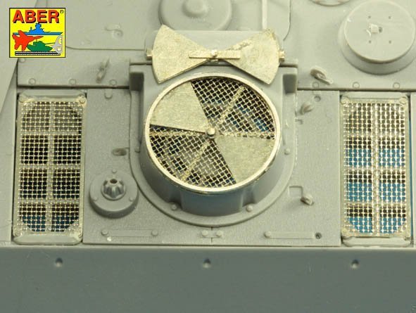 Aber 35G35 Grilles for Panther, Ausf.G; Jagdpanther, Ausf.G2 - Late Models for Takom 1/35 – Bild 8