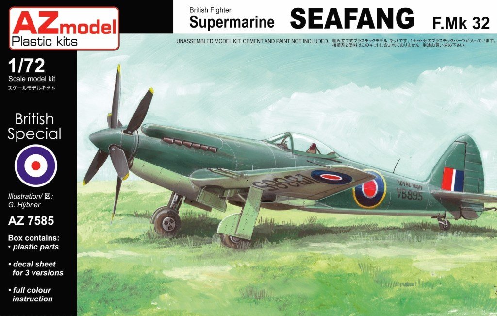 AZ Model AZ7585 Supermarine Seafang F.Mk 32 1/72