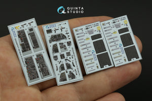 Quinta Studio QD48419 F-16D block 40 3D-Printed &amp;amp; coloured Interior on decal paper (Kinetic 2022 tool) 1/48 – Bild 4