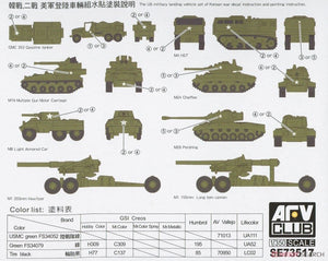 AFV Club SE73517 USA Korean War and WWII Landing Vehicle Set 1/350 – immagine 2