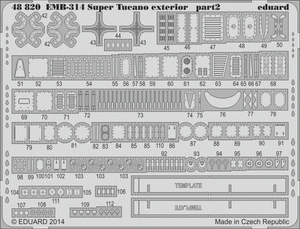 Eduard 48820 EMB-314 Super Tucano exterior HOBBY BOSS 1/48