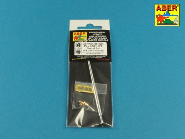 Aber 48L-35 German 88mm Pak 43/2 L/71 barrel for Sd.Kfz.184 Elefant 1/48 – imagen 4