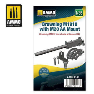 Ammo of Mig 8148 Browning M1919 with M20 AA Mount 1/35