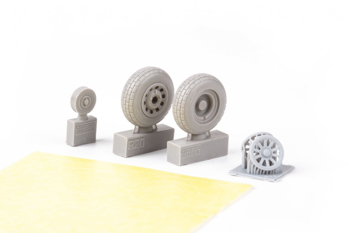 Eduard 648989 P-51B/ C wheels block tread EDUARD 1/48 – image 5