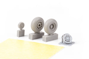 Eduard 648989 P-51B/ C wheels block tread EDUARD 1/48 – image 5
