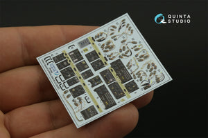 Quinta Studio QD35117 AH-64D Extended forward avionics bays 3D-Printed &amp;amp; coloured Interior on decal paper (Meng) 1/35 – Bild 6