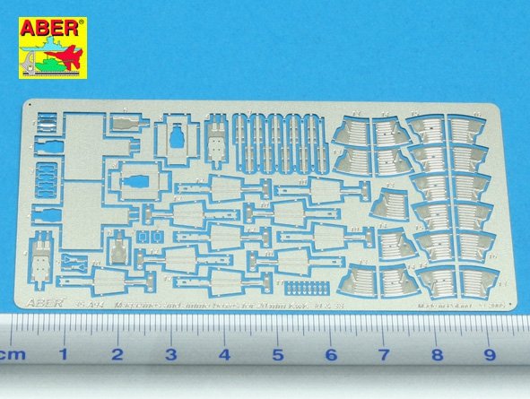 Aber 35A094 Magazines and ammo boxes for 20mm KwK 30 and 38 German clasps and clamps (2nd choice) 1/35 – zdjęcie 2