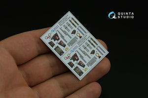 Quinta Studio QD48404 F-14B 3D-Printed &amp;amp; coloured Interior on decal paper (GWH) 1/48 – zdjęcie 4