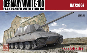 Modelcollect UA72067 Germany WWII E-100 Flakpanzer with flak 88 1/72
