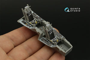 Quinta Studio QD48408 F-16D block 50 3D-Printed &amp;amp; coloured Interior on decal paper (Kinetic 2022 tool) 1/48 – zdjęcie 10