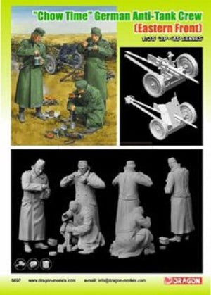 Dragon 6697 Chow Time German Anti-Tank Gun Crew (Eastern Front) 1/35