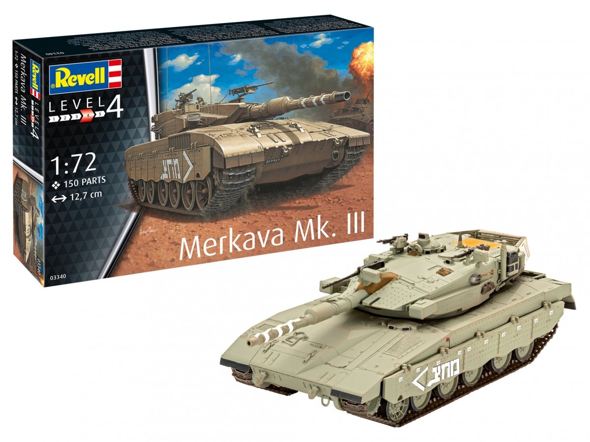 Revell 03340 Merkava Mk. III 1/72 – immagine 2