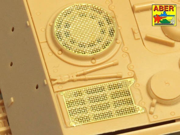 Aber 48A30 Grilles for Sd.Kfz.186 Jagdtiger 1/48 – immagine 5