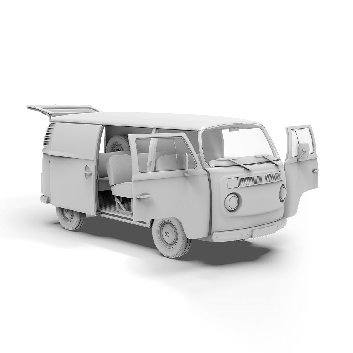 AK Interactive AK35025 T2 MODEL 1972 COMMERCIAL VAN 1/35 – Bild 5