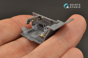 Quinta Studio QD48240 Bf 109E-3/4 3D-Printed &amp;amp; coloured Interior on decal paper ( Wingsy kits) 1/48 – Bild 6
