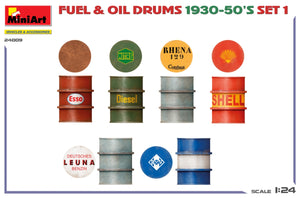 MiniArt 24009 FUEL OIL DRUMS 1930-50’S SET 1. GERMAN TYPE 1/24 – Bild 3
