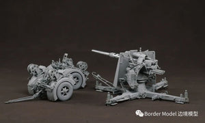 Border Model BT-013 German 88mm Gun Flak36 w/6 anti-aircraft artillery crew members 1/35 – imagen 8
