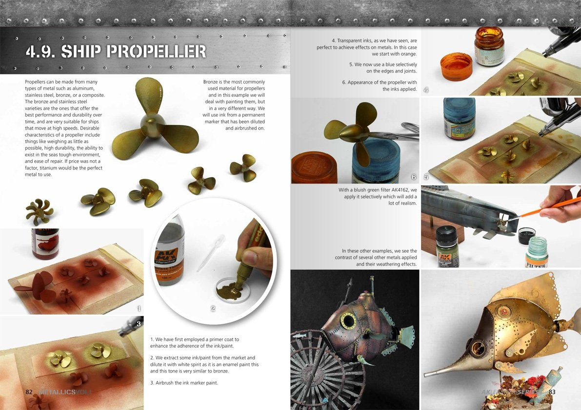 AK Interactive AK507 METALLICS VOL.1. LEARNING SERIES 04 – immagine 9