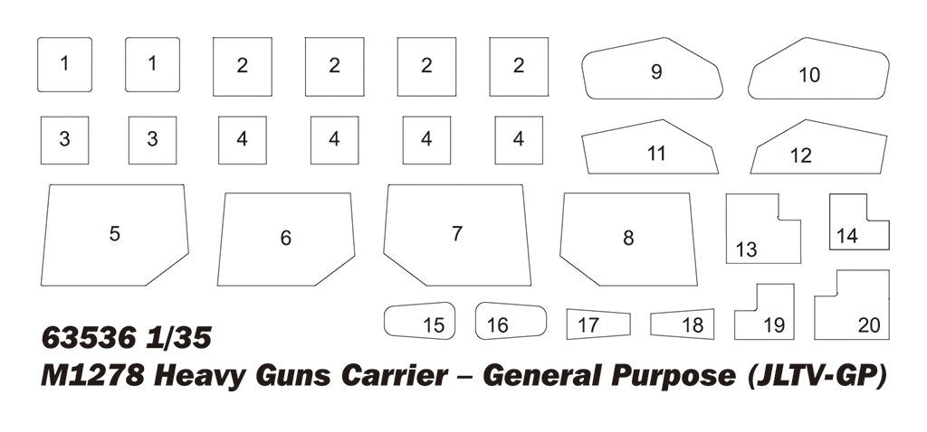 I Love Kit 63536 M1278 Heavy Guns Carrier – General Purpose (JLTV-GP) 1/35 – Bild 6