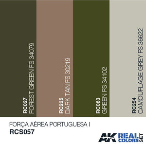 AK Interactive RCS057 FORÇA AÉREA PORTUGUESA I ‘WRAP-AROUND 1990S’ (A-7 CORSAIR, FIAT G.91, AVIOCAR, FTB) 4x10ml – immagine 2