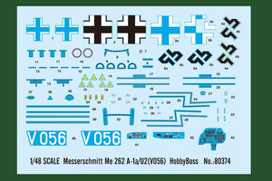 Hobby Boss 80374 Messerschmitt Me 262 A-1a/U2 1/48 – Bild 3