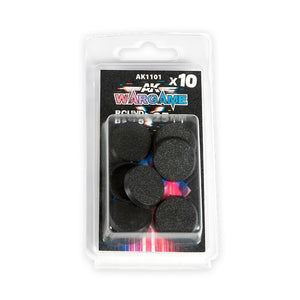 AK Interactive AK1101 ROUND BASE 25MM X10 UNITS – imagen 2
