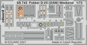 Eduard SS743 Fokker D.VII (OAW) Week-end EDUARD 1/72