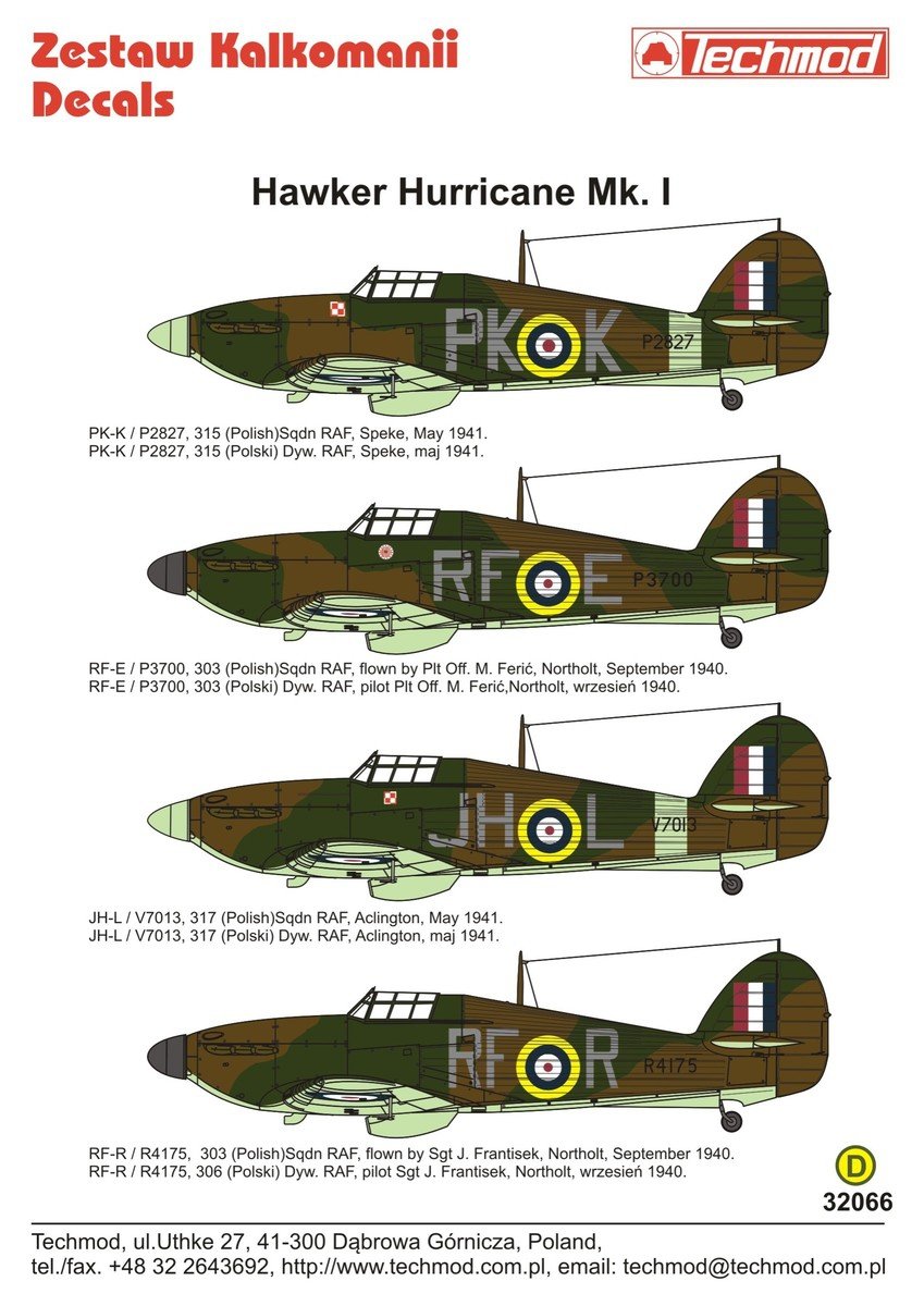 Techmod 32066 Hurricane I 1/32 – image 2