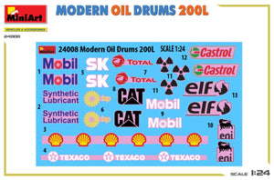 MiniArt 24008 MODERN OIL DRUMS 200L 1/24 – immagine 2