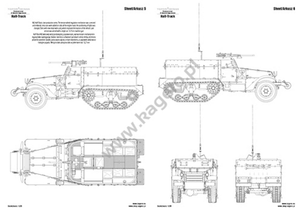Kagero 7084 Armored Personnel Carrier M2/M3/M4 Half-Track EN/PL – Bild 3