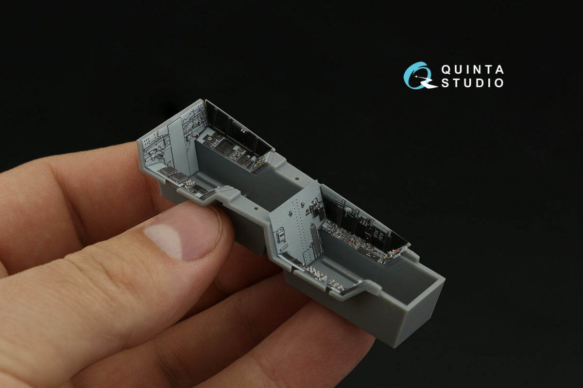 Quinta Studio QD48374 F/A-18F early 3D-Printed &amp;amp; coloured Interior on decal paper (Hobby Boss) 1/48 – Bild 12