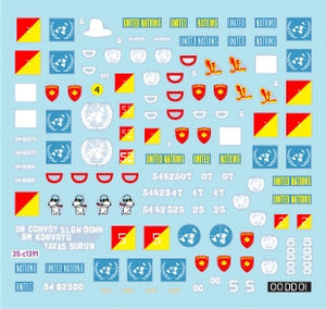 Star Decals 35-C1391 Ferrets in Cyprus # 2. Canadian UNFICYP Ferret Mk 1 and Mk 2 1/35 – Bild 2