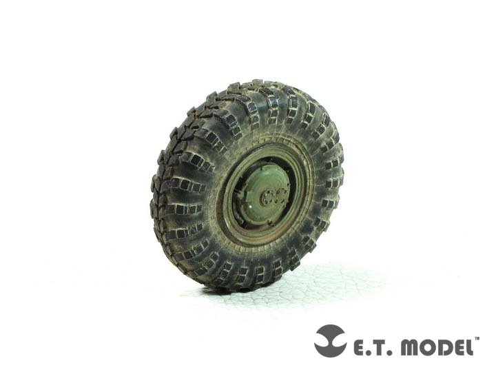 ET Model ER35-067 Russian GAZ39371 High-Mobility Multipurpose Military Vehicle Weighted Road Wheels For TRUMPETER 05594 1/35 – image 2