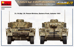 MiniArt 35330 Pz.Kpfw. IV Ausf. H Krupp-Grusonwerk 1/35 – immagine 5