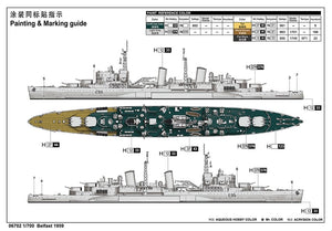 Trumpeter 06702 HMS Belfast 1959 1/700 – immagine 3
