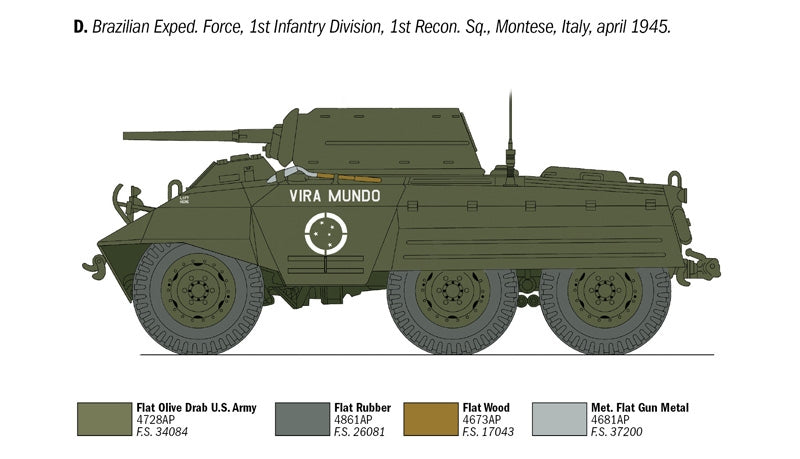 Italeri 6364 M8 Greyhound 1/35 – Bild 6