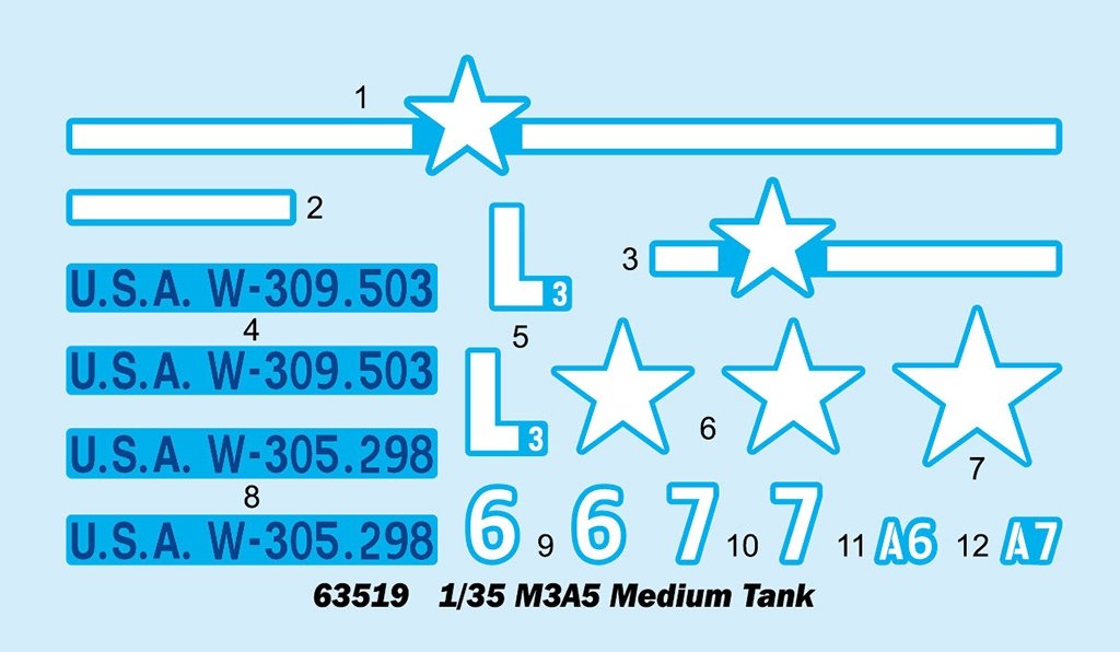 I Love Kit 63519 M3A5 Medium Tank 1/35 – Bild 5