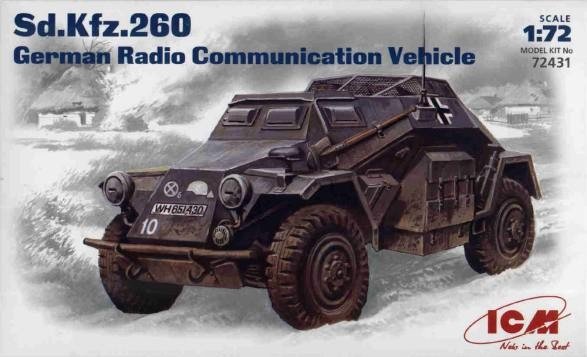 ICM 72431 Sd.Kfz.260, German Radio Communication Vehicle 1/72