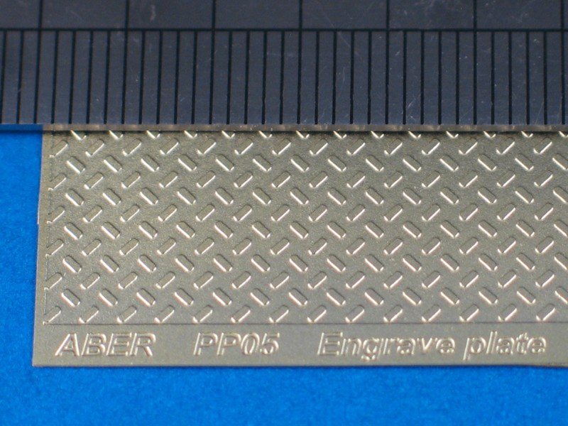 Aber PP05 Engrave plate (88 x 57mm) - pattern 05