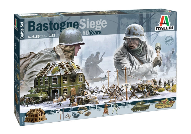 Italeri 6186 Siège de Bastogne 80 ans - Coffret de bataille 1/72