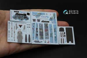 Quinta Studio QD32088 Su-27 3D-Printed &amp;amp; coloured Interior on decal paper (Trumpeter) (full version) 1/32 – immagine 11
