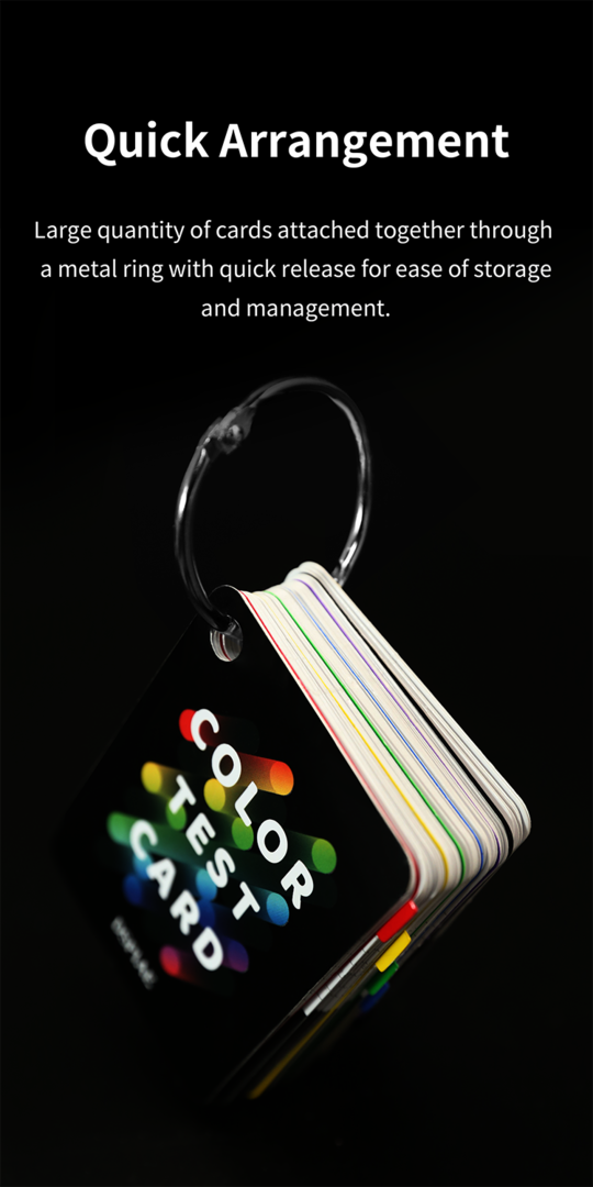 DSPIAE CC-01 Color Test Card Keychain Model Tool – zdjęcie 5