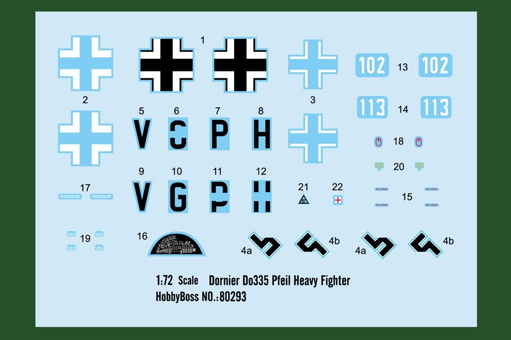 Hobby Boss 80293 Dornier Do335 Pfeil Heavy Fighter 1/72 – image 2