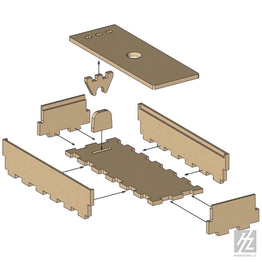 Hobby Zone GDL1 Przyrząd do gięcia wyginania listewek / Electric Plank Bender – Bild 4