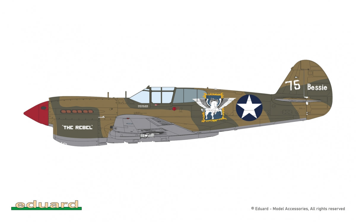 Eduard 11185 Pacific Star P-40E Warhawk - The Limited Edition 1/48 – zdjęcie 3